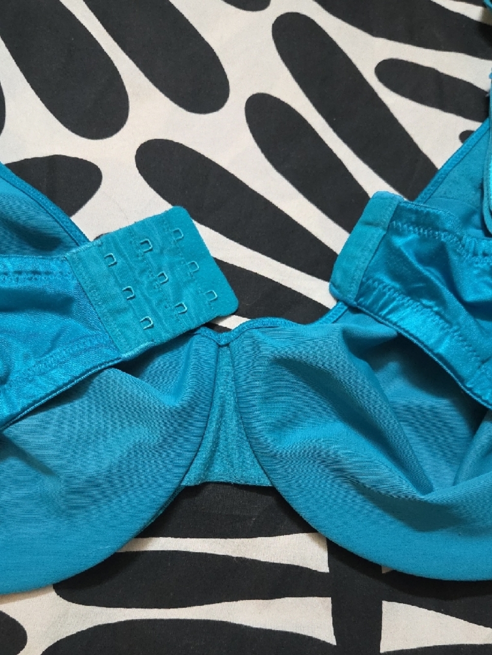 Maidenform 38D Teal MESH Underwire Bra, Lined & No Padding - Picture 3 of 5